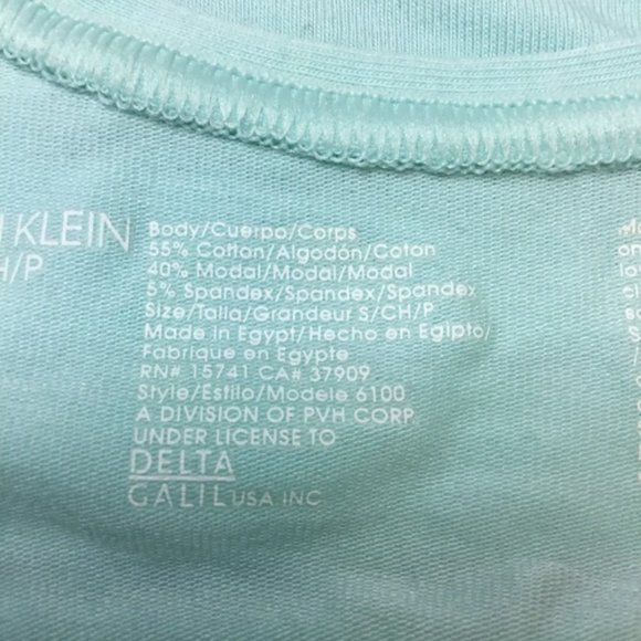 Calvin Klein Girls Blue/Teal Bralette NWOT Size Small - Picture 5 of 5